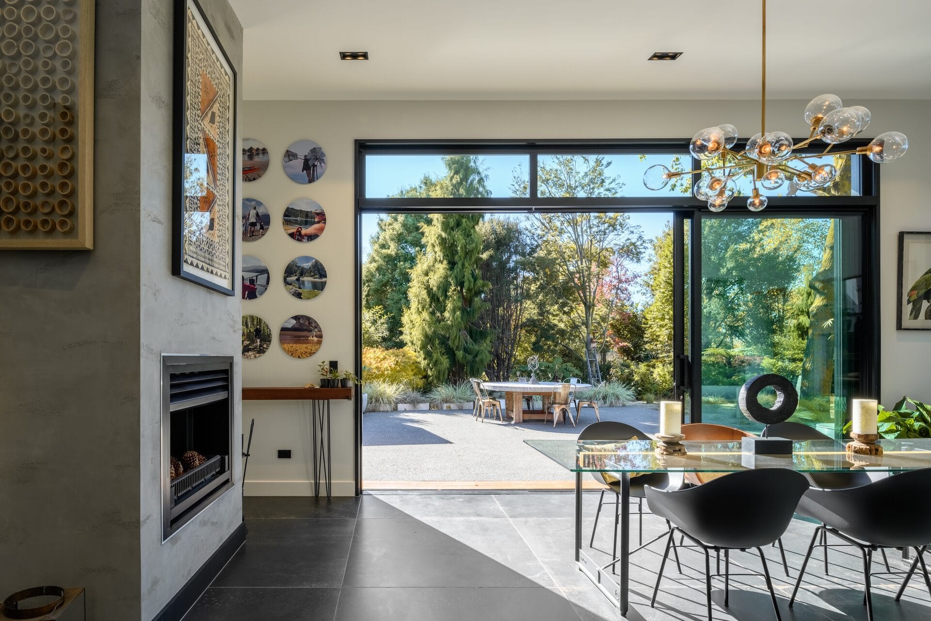 Grady Home — lounge open to native garden