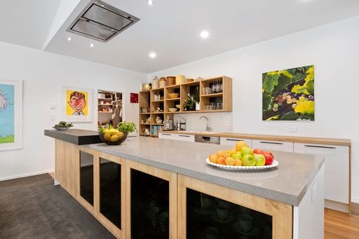 Olliver Home — kitchen with concrete benchtop